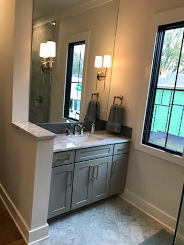 Remodeled Bathroom sink and mirror