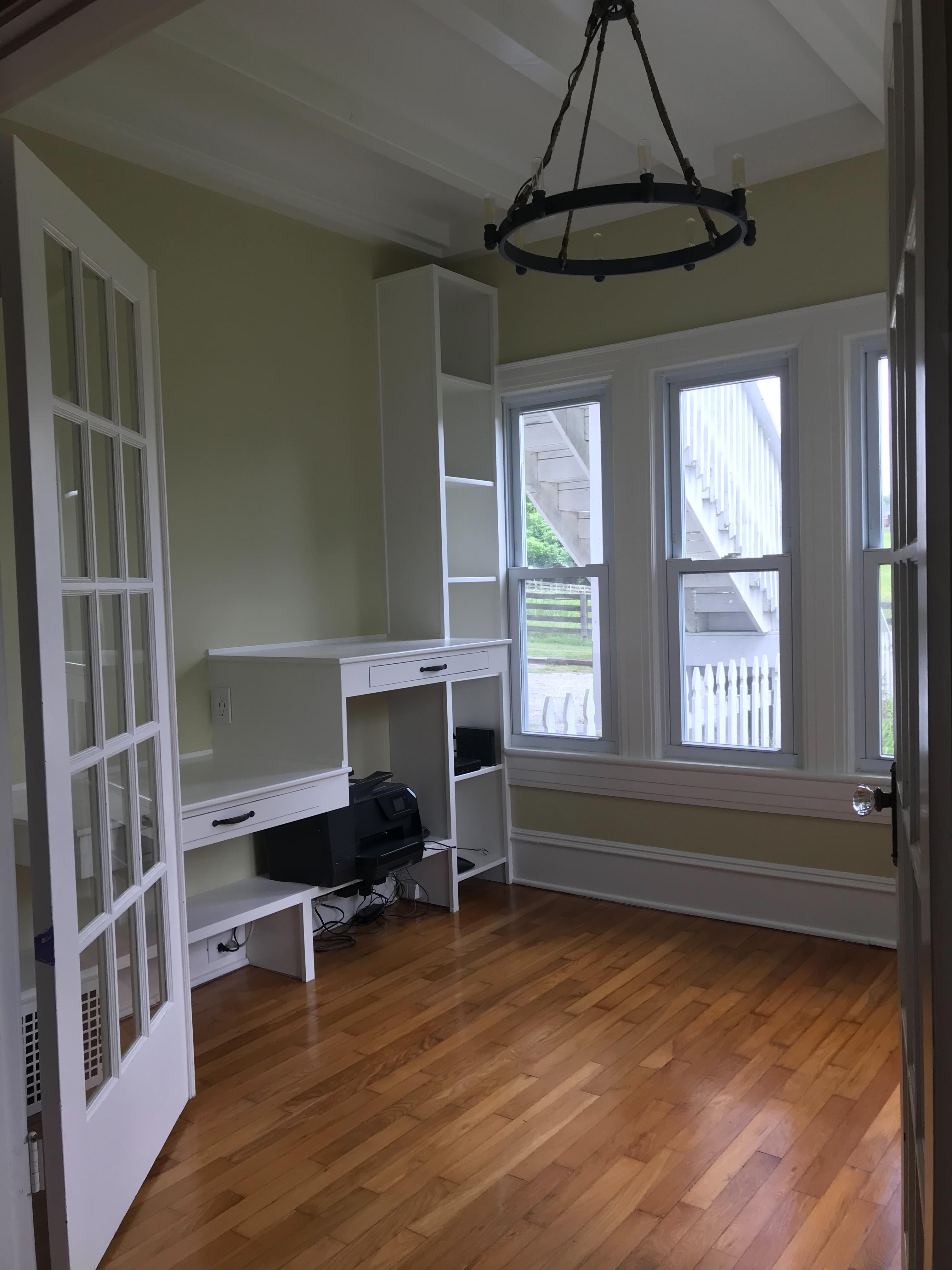 Modern looking computer room