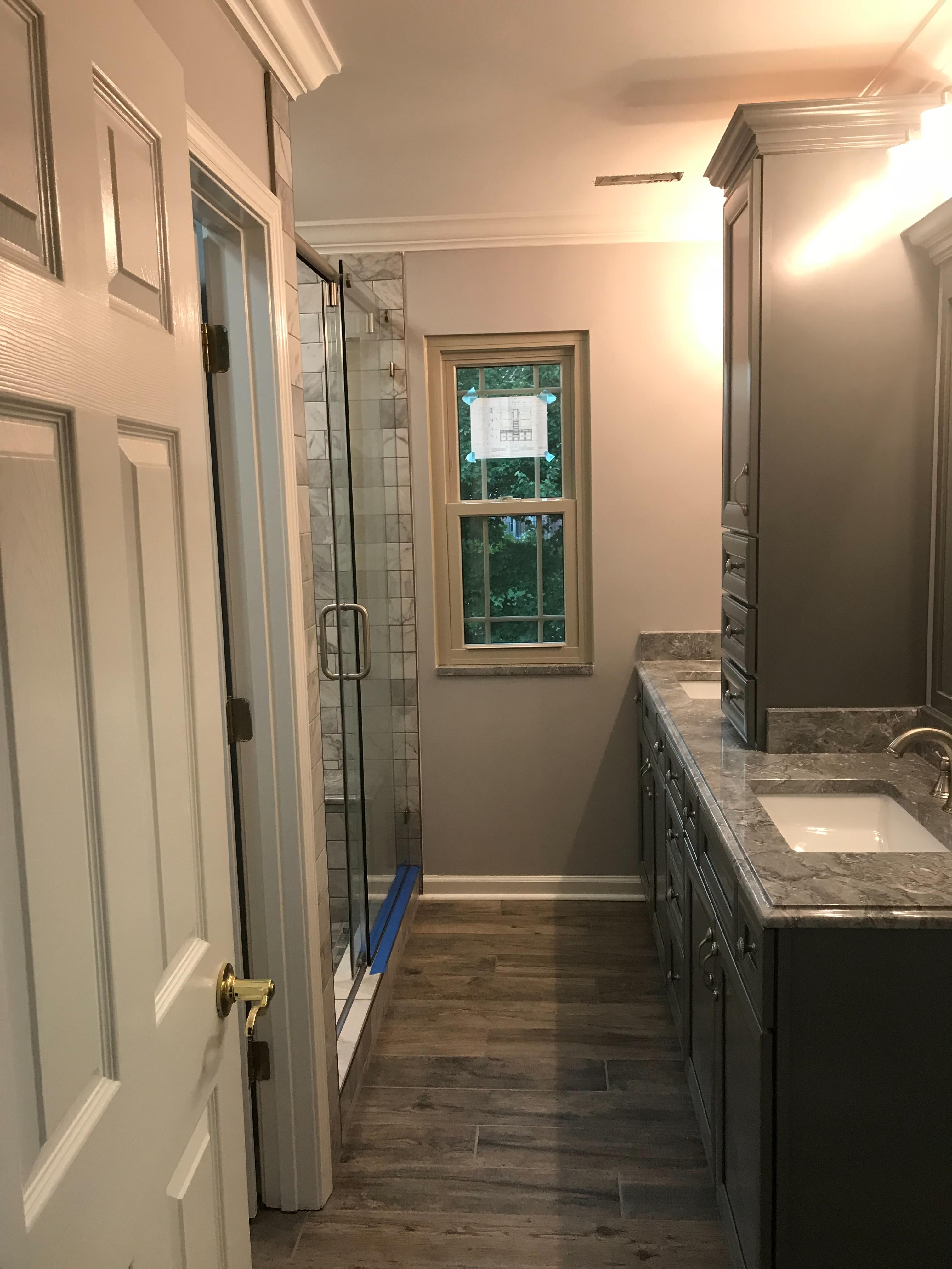 Whole bathroom remodel