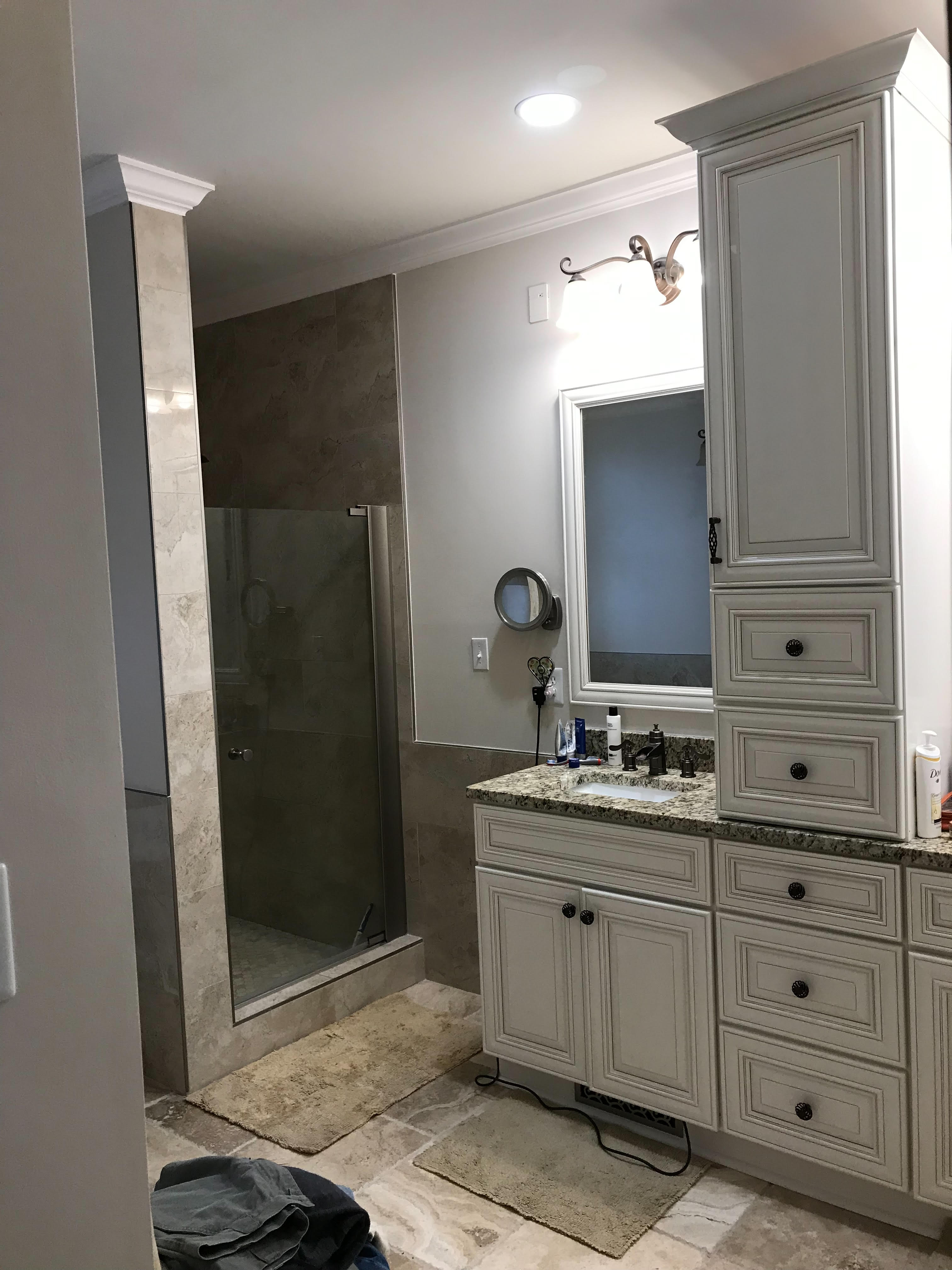 Modern bathroom remodel
