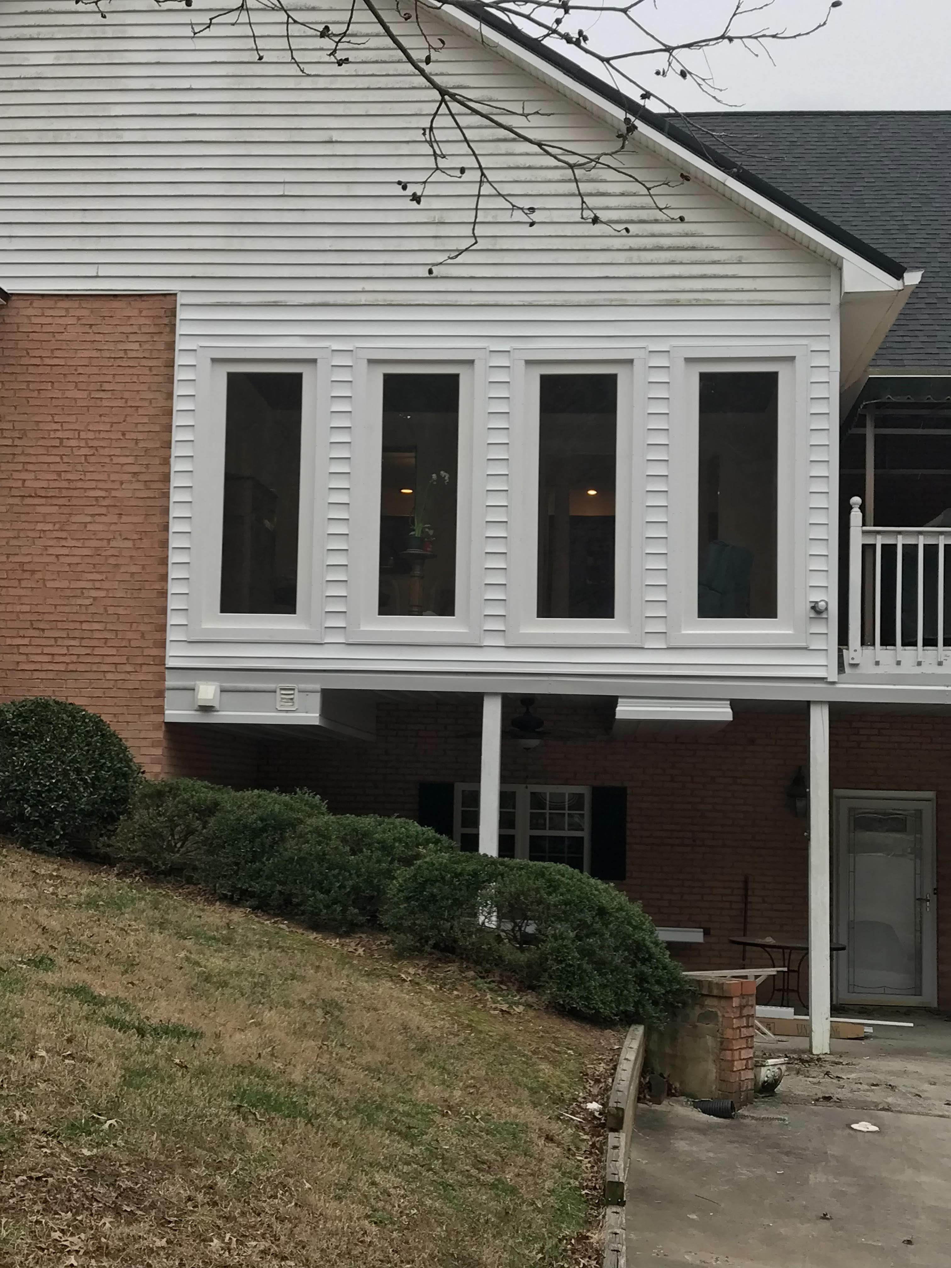 Outside remodel of house siding