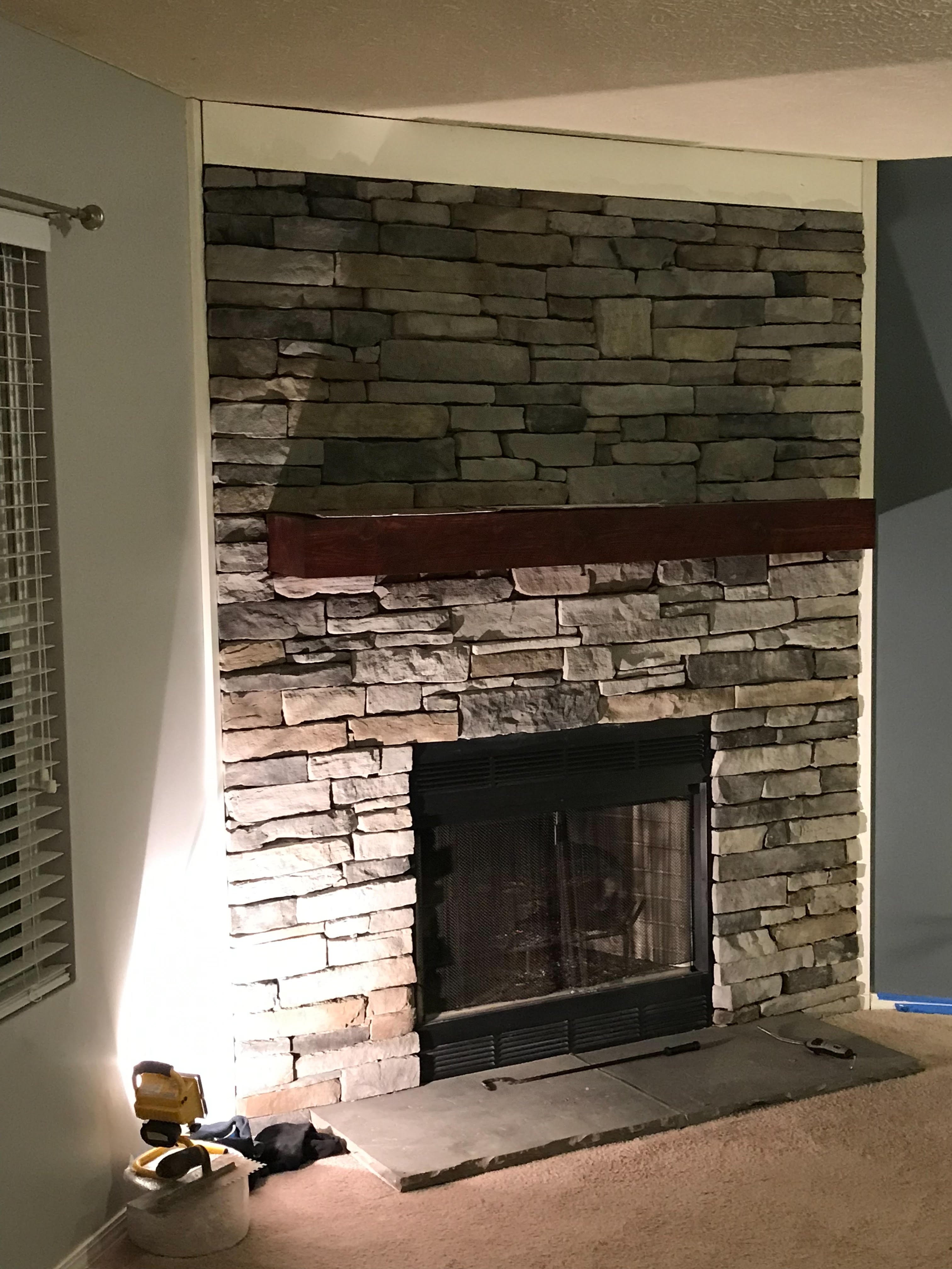 New custom designed fireplace