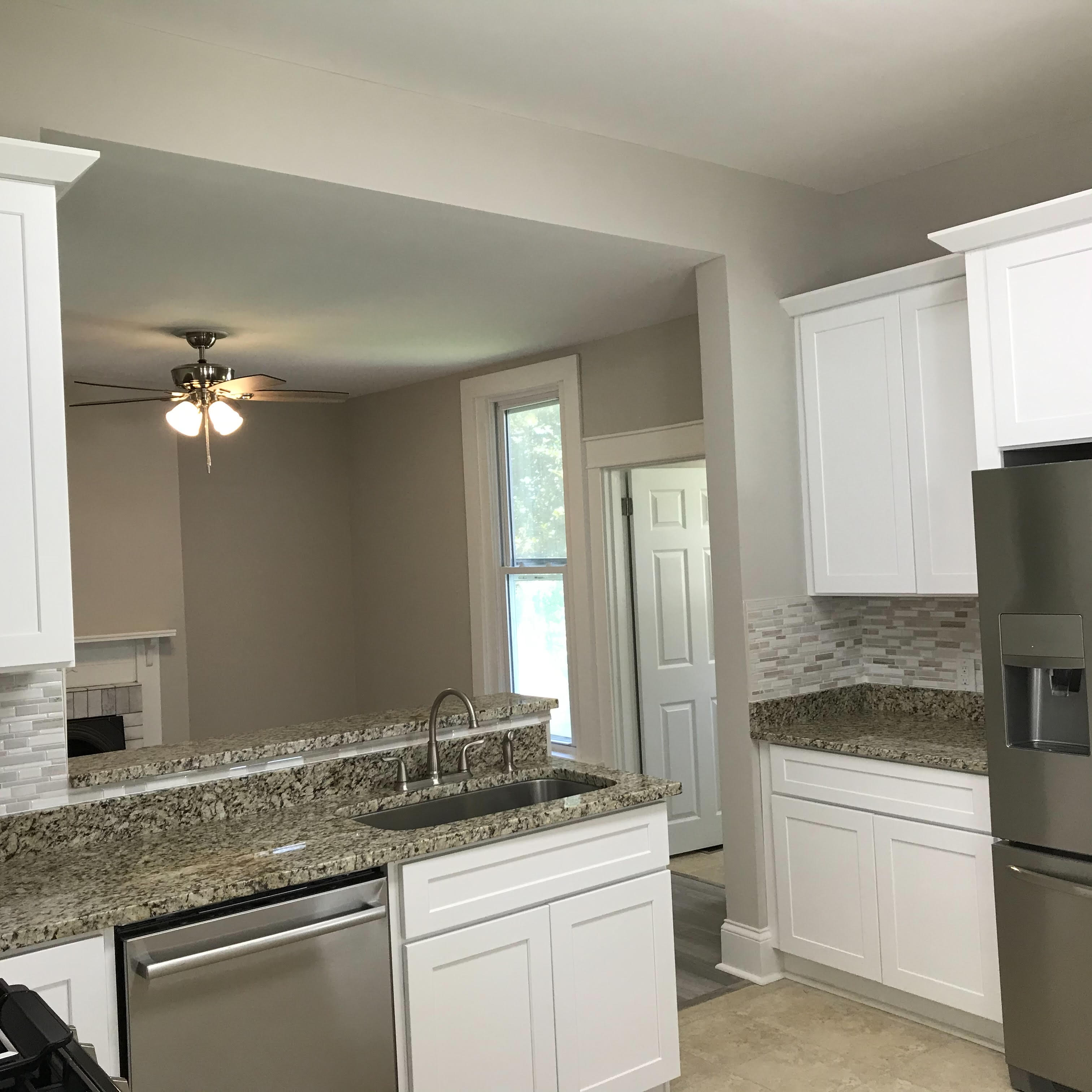 Clean simple kitchen remodel design